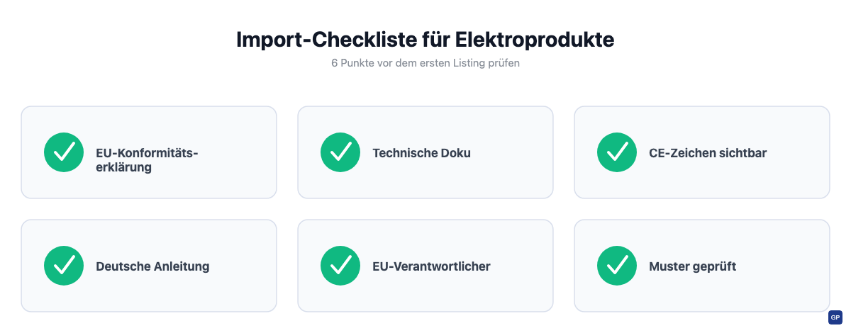 Checkliste für Shopify-Händler beim Import elektrischer Produkte aus Drittländern nach Niederspannungsrichtlinie